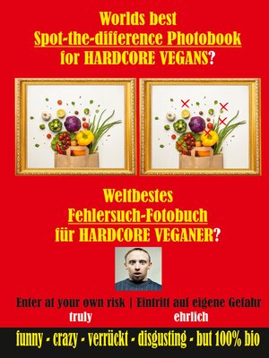 cover image of Weltbestes Fehlersuch-Fotobuch für HARDCORE VEGANER?